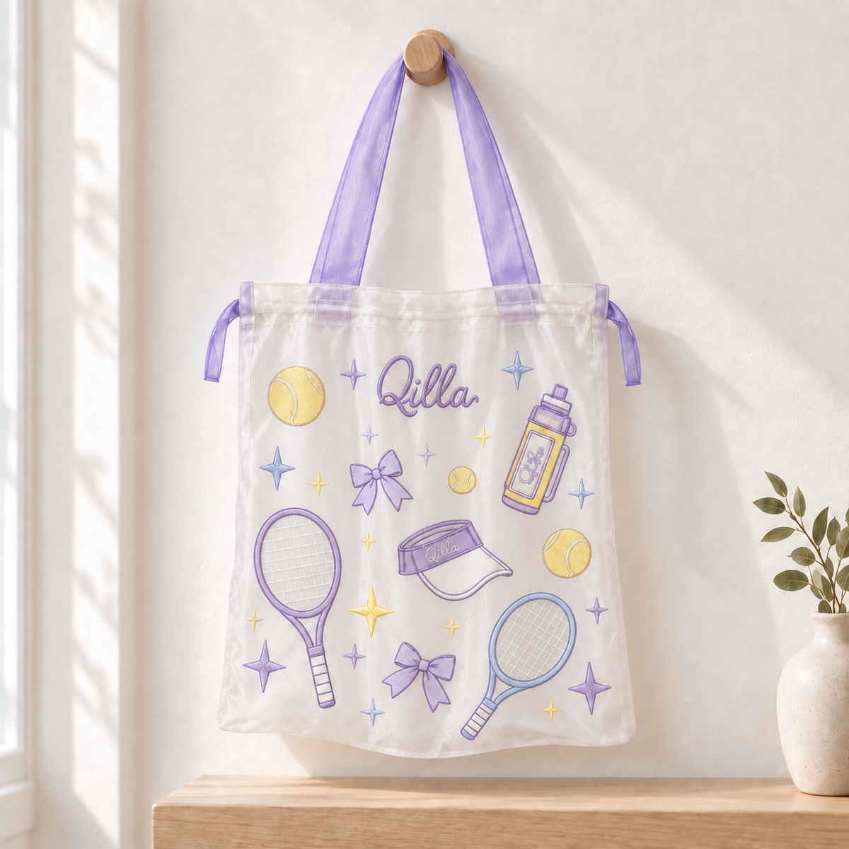 Qilla Tennis Organza Bag — Pre-order